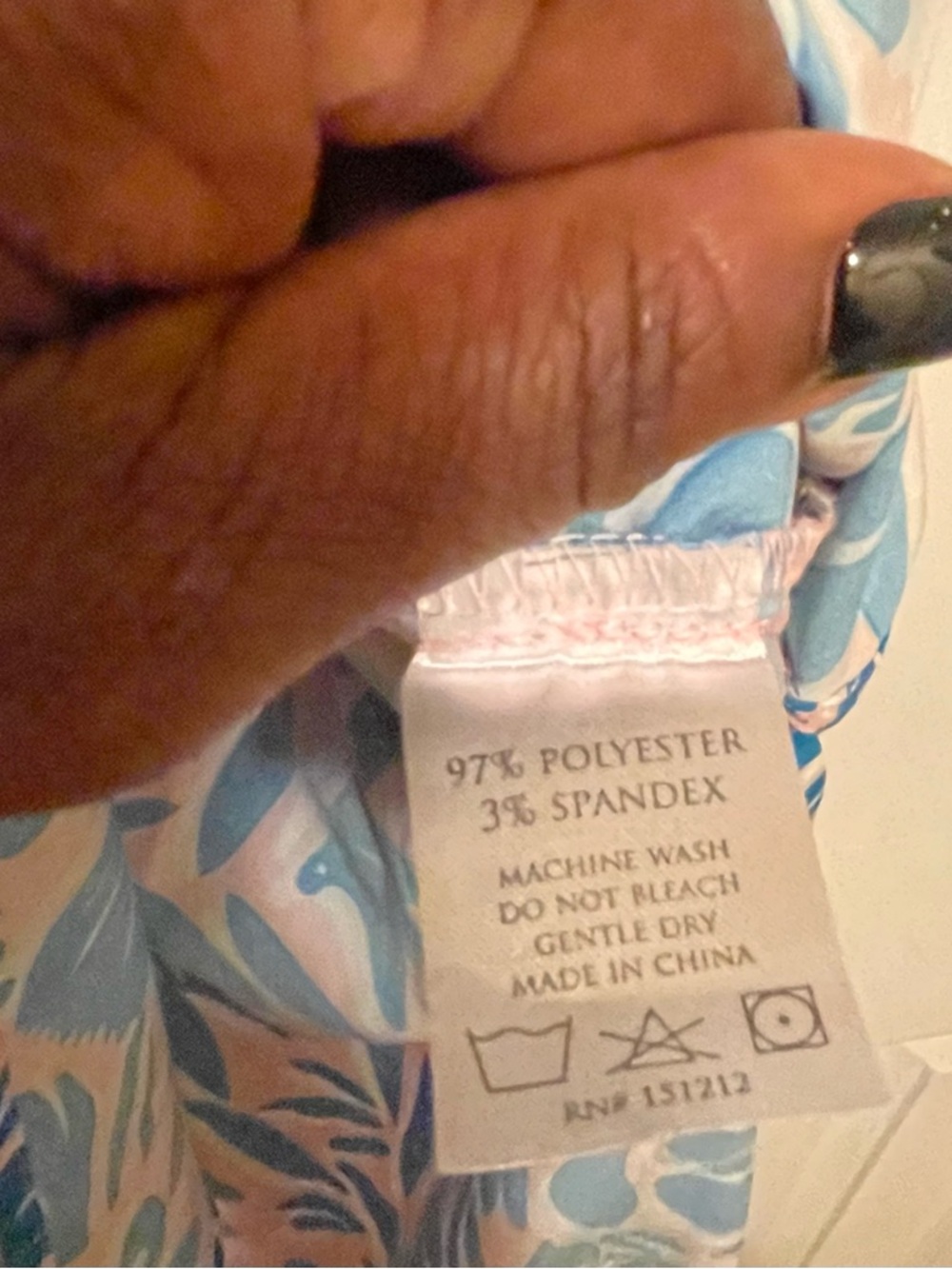 Michelle McDowell Tropical Midi Dress Size M Pink Blue Resort Chic Pocket Slits - Picture 7 of 11